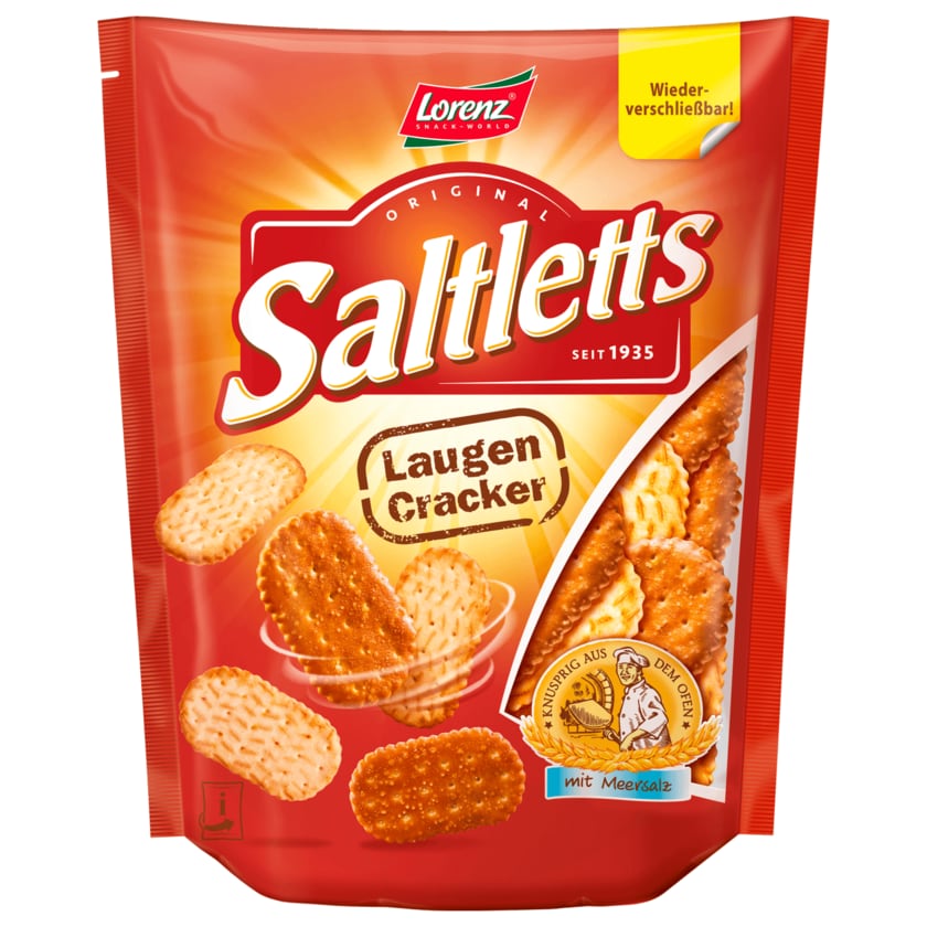 Lorenz Saltletts Laugen Cracker 150g